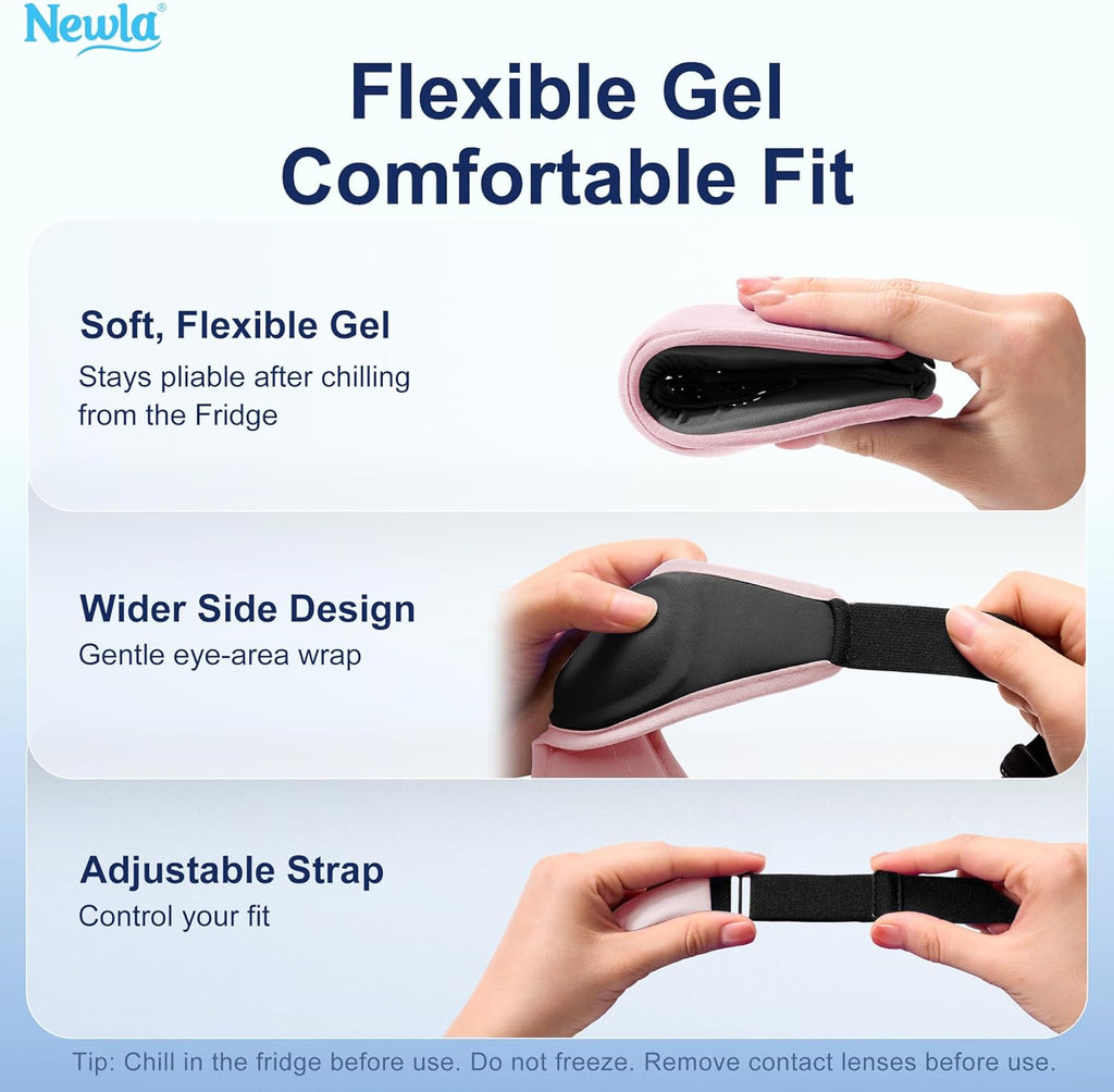 Contoured Cooling Gel Eye Mask