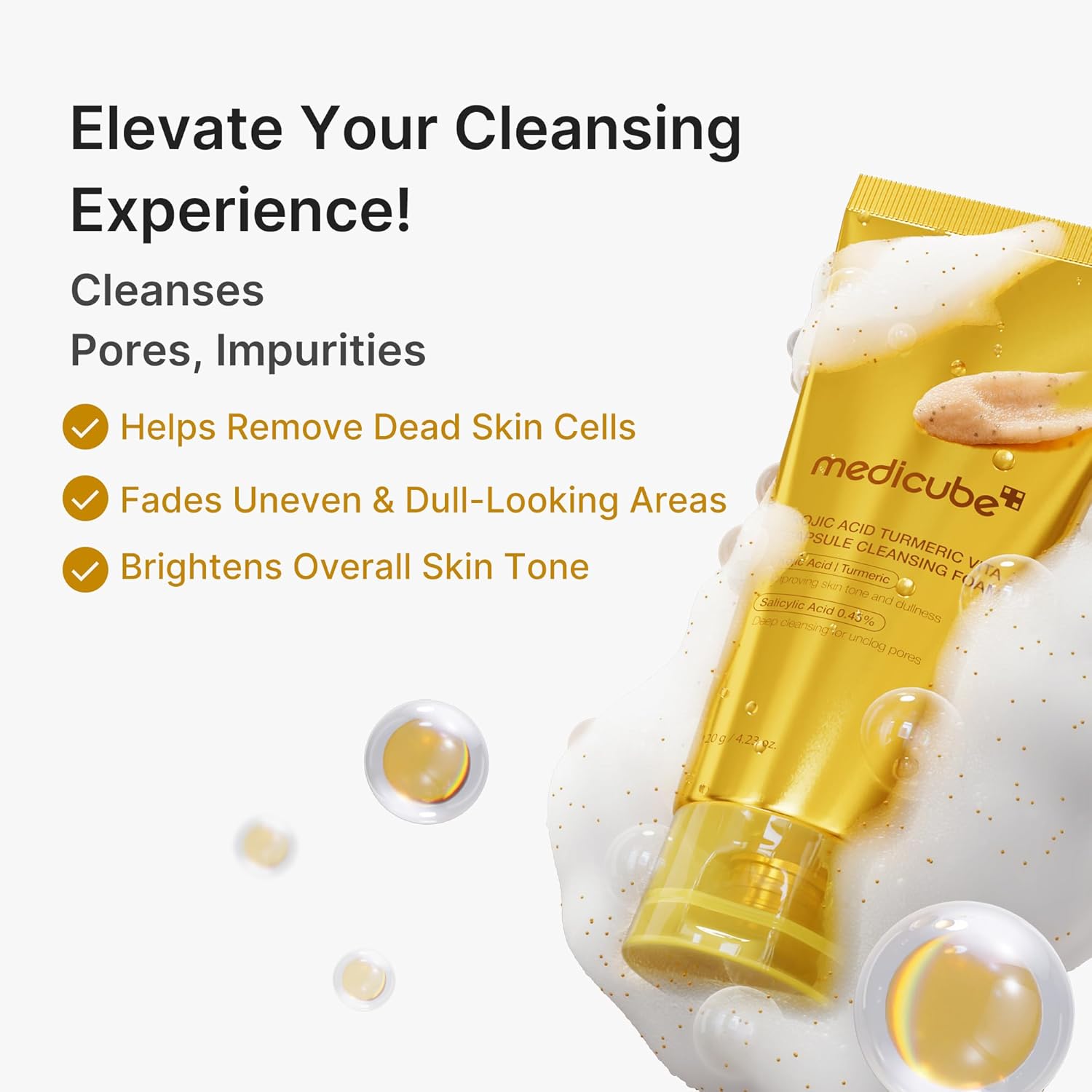 Medicube Facial Cleanser Zero Pore Capsule Cleansing Foam