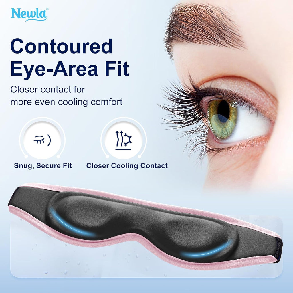 Contoured Cooling Gel Eye Mask