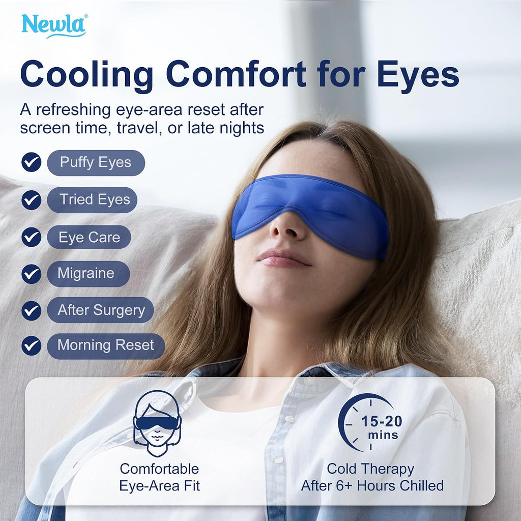 Contoured Cooling Gel Eye Mask